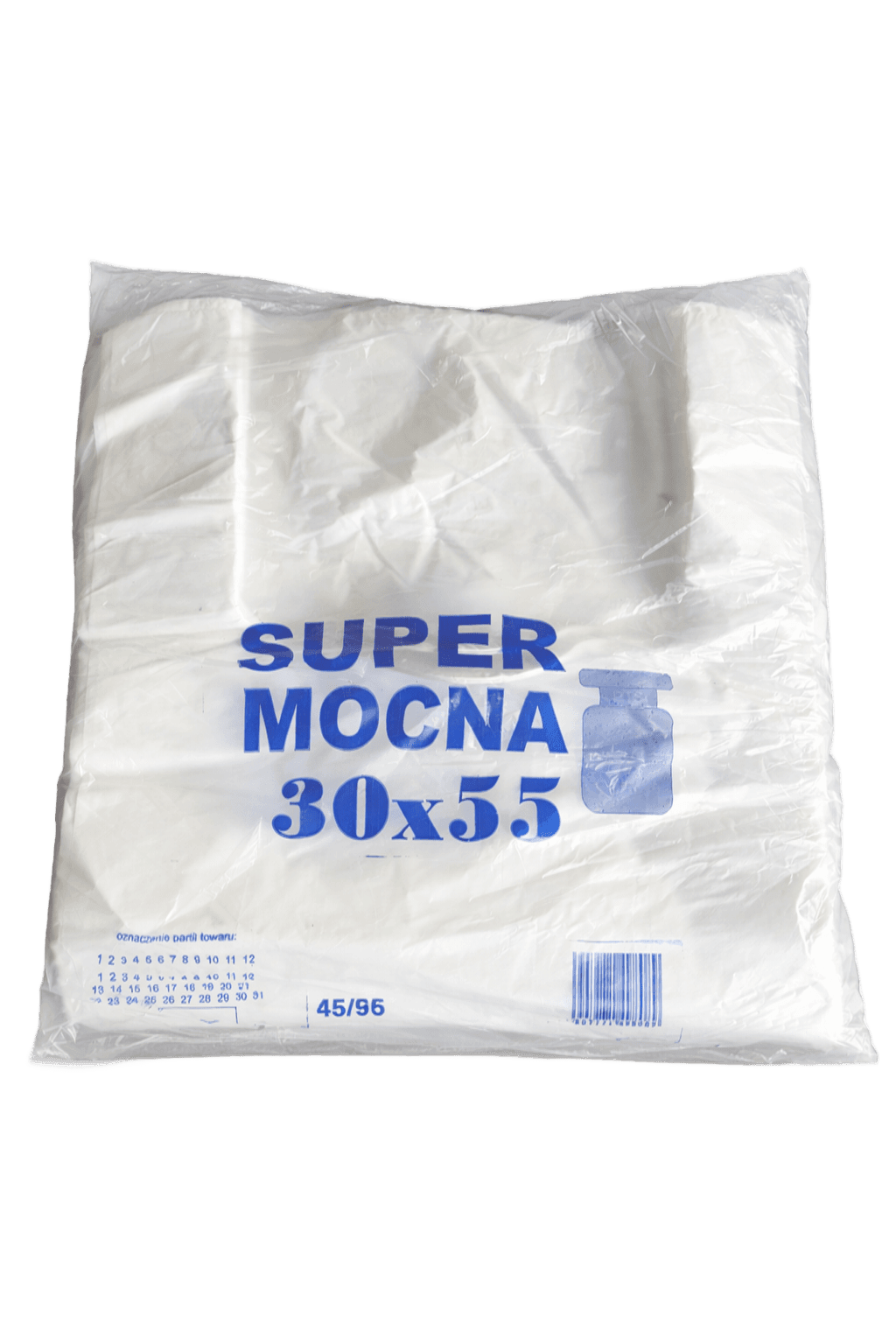 Reklamówka foliowa HDPE 30/7/55