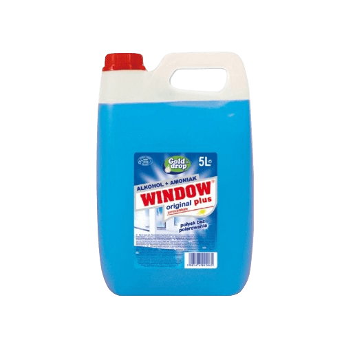 Płyn do mycia szyb i luster WINDOW PLUS alkohol + amoniak 5l