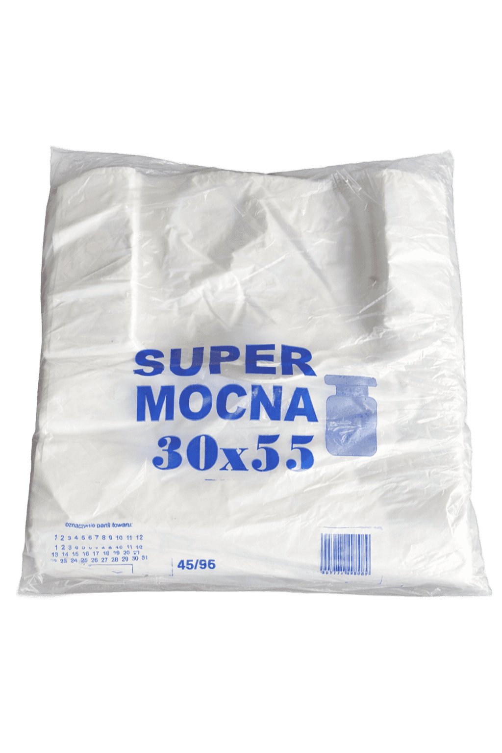 Reklamówka foliowa HDPE 30/7/55